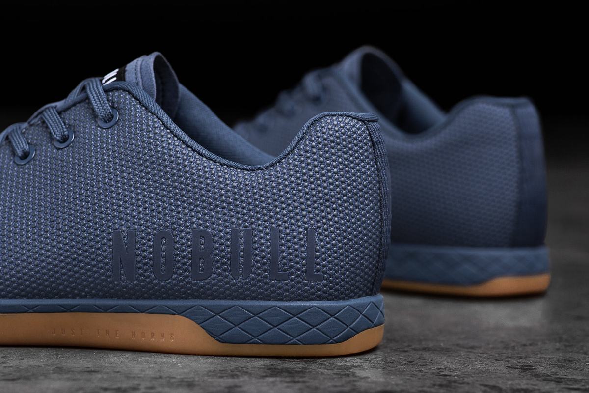 Nobull Superfabric Men's Trainers Navy | Australia (ZP8546)